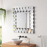 Wall Mirror - Elegant Design Accent For Bedroom And Living Room 90x90cm