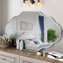 Scalloped Metal Wall Mirror