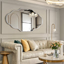Scalloped Metal Wall Mirror