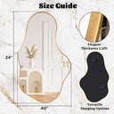 Pebble Form Wall Mirror