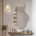 Pebble Form Wall Mirror