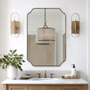 Scalloped Modern Wall Mirror