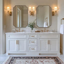 Scalloped Modern Wall Mirror