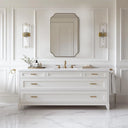 Scalloped Metal Wall Mirror