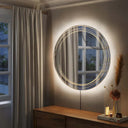 Shimra Led Mirror Three Color Dimmable Light, Defogger