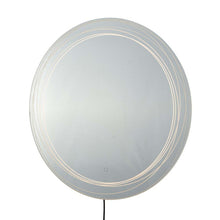 Round Backlit LED Wall Mirror with Triple LED Lights Anti Fog
