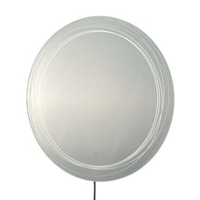 Round Backlit LED Wall Mirror with Triple LED Lights Anti Fog