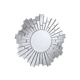 Modern & Contemporary Round Accent Wall Mirror Durable Engineered  Frame