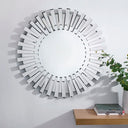 Roundel wall mirror