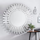 Roundel wall mirror