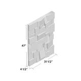 3D Illusion Wall Mirror - unique Décor For Bedroom And Living Room Convex Wall Mirror 31x47inch