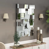 3D Illusion Wall Mirror - unique Décor For Bedroom And Living Room Convex Wall Mirror 31x47inch