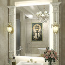 LumeVista  Tri Color Led Mirror Color Dimmable Light, Defogger