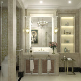 Bungalow Mercer Simple &amp; Modern Back LED Lighted Anti-Fog Bathroom/Vanity Mirror