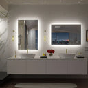 LumeVista  Tri Color Led Mirror Color Dimmable Light, Defogger
