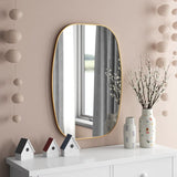 Metal Wall Mirror - Elegant Accent For Bedroom And Living Room