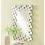 3D wall Mirror - Stylish Accent For Bedroom And Living Room 32x48 inch
