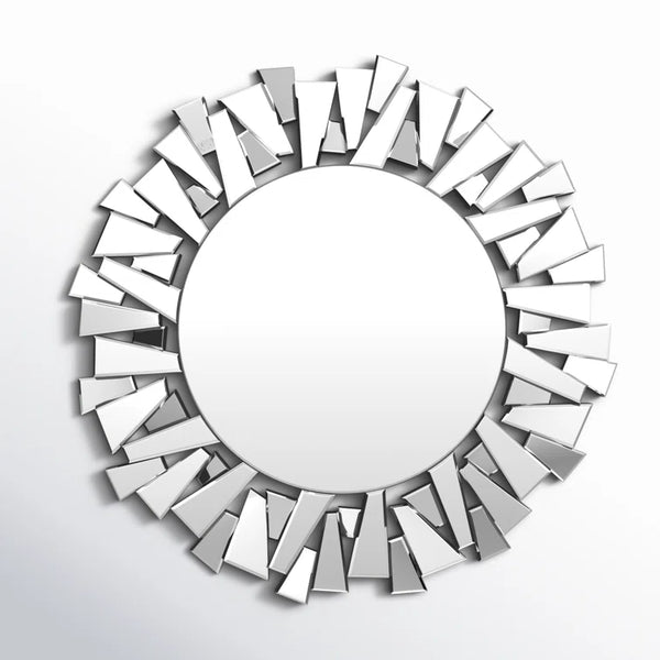 3d Art Wall Mirror For Décor  Round Wall Mirror &amp; modern Wall Decorative Mirror For Living Room ,Bedroom, Entryway 36inch