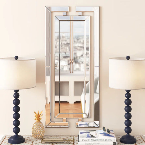 full Length Flat Wall Mirror For Décor Rectangular Wall Mirror modern Wall Decorative Mirror For Living Room ,Bedroom, Entryway  21inch x 47inchs