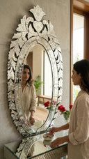 Long Oval Venetian Mirror