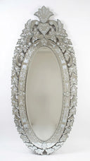 Long Oval Venetian Mirror