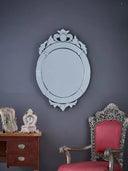 Oval Crown Venetian Mirror