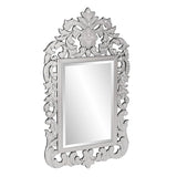Eleganza Venetian Mirror – Elegant Silver Mirror for Bedroom & Living Room Décor. (60 x 90 Cm)
