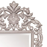 Eleganza Venetian Mirror – Elegant Silver Mirror for Bedroom & Living Room Décor. (60 x 90 Cm)