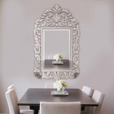 Eleganza Venetian Mirror – Elegant Silver Mirror for Bedroom & Living Room Décor. (60 x 90 Cm)