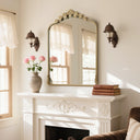 Ornate Metal Wall Mirror