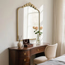Ornate Metal Wall Mirror