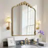 Ornate Metal Wall Mirror