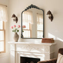 Ornate Metal Wall Mirror