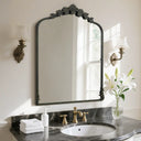 Ornate Metal Wall Mirror