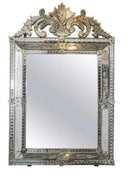 Rectangular Crown Venetian Mirror