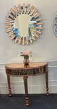 Luxe Harmony Set – Designer Wall Mirror with Matching Console Table for Living Room & Entryway