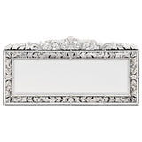 Rectangle Venetian Glass Frame mirror 24L X 36W bedrooms, living rooms, or hallways
