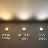 Bungalow Mercer – Unique Asymmetrical LED Wall Mirror with Elegant Soft Backlighting for Dressing & Bathroom Spaces