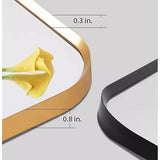 BUNGALOW MERCER – Modern LED Arch Mirror | Aluminum Frame, Wall-Mounted Vanity Mirror with Touch Sensor & Backlit Light