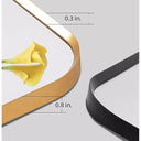HaloEdge Aluminum Frame, Led Mirror Color Dimmable Light, Defogger