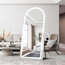 RadianceArc Full Length Led Mirror Aluminum Frame,