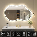 Virrela Irregular Led mirror Backlit  & Front Bathroom Mirror with Anti-Fog