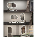 Virrela Irregular Led mirror Backlit  & Front Bathroom Mirror with Anti-Fog