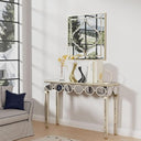 Iris console table