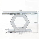 Luxe console table