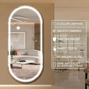 Brillio Led Mirror Color Dimmable Light, Defogger