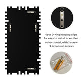 BUNGALOW MERCER – Modern Élan Wall Mirror | Designer Luxury Accent with Bold Geometric Frame