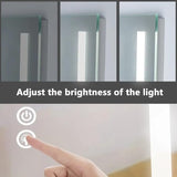 BUNGALOW MERCER – Full-Length LED Mirror with Vertical Light Strips | Wall-Mounted or Standing Vanity Mirror for Bedroom & Dressing Room