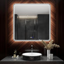 PureLite Aluminum Framed LED Mirror Color Dimmable Light, Defogger