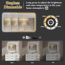 PureLite Aluminum Framed LED Mirror Color Dimmable Light, Defogger